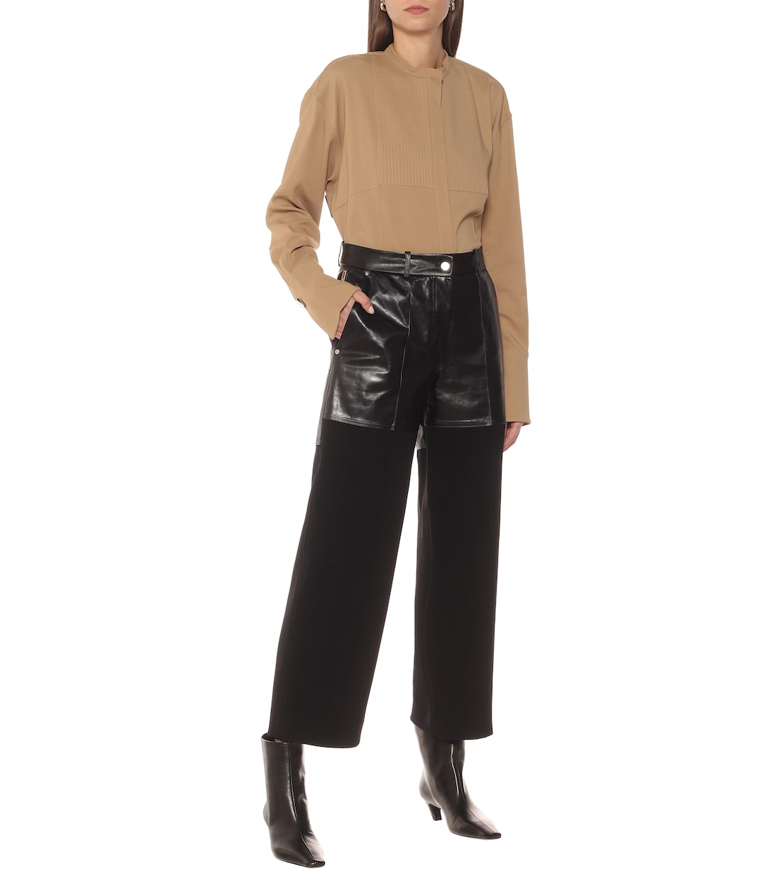 Camicia oversize in crêpe | Peter Do