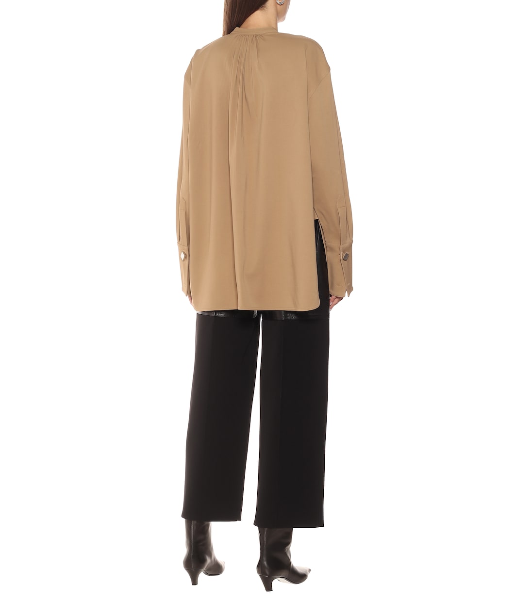 Camicia oversize in crêpe | Peter Do