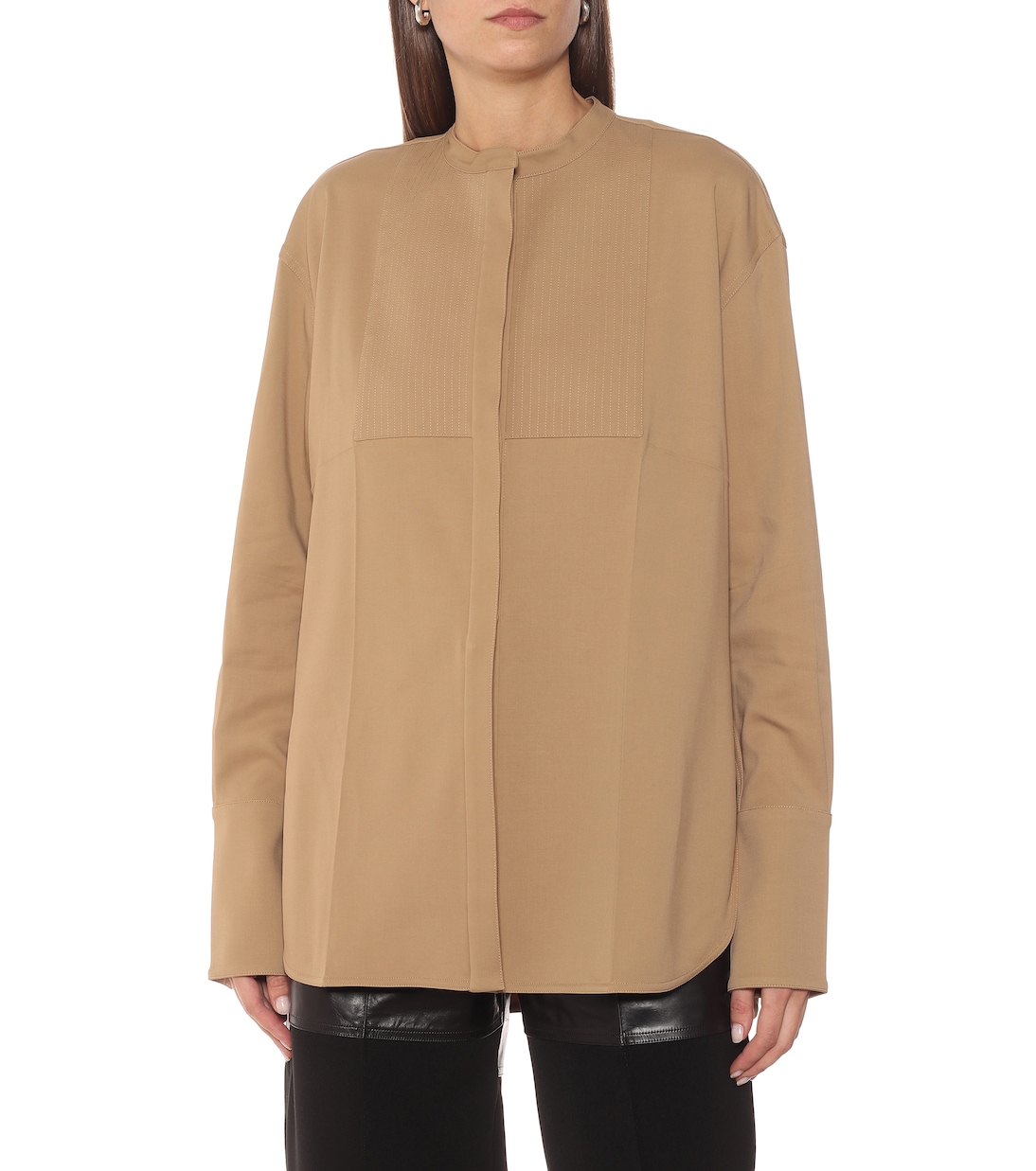 Camicia oversize in crêpe | Peter Do