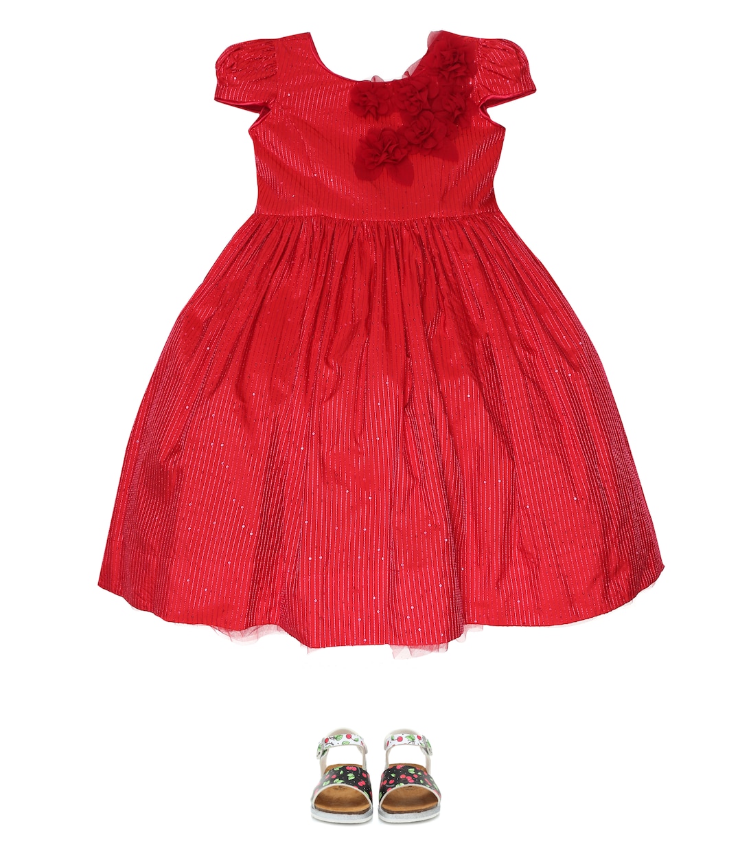 Verziertes Kleid | Monnalisa