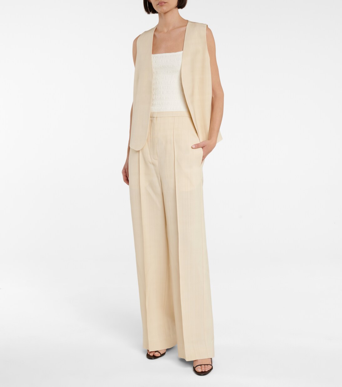 Smocked camisole | Toteme