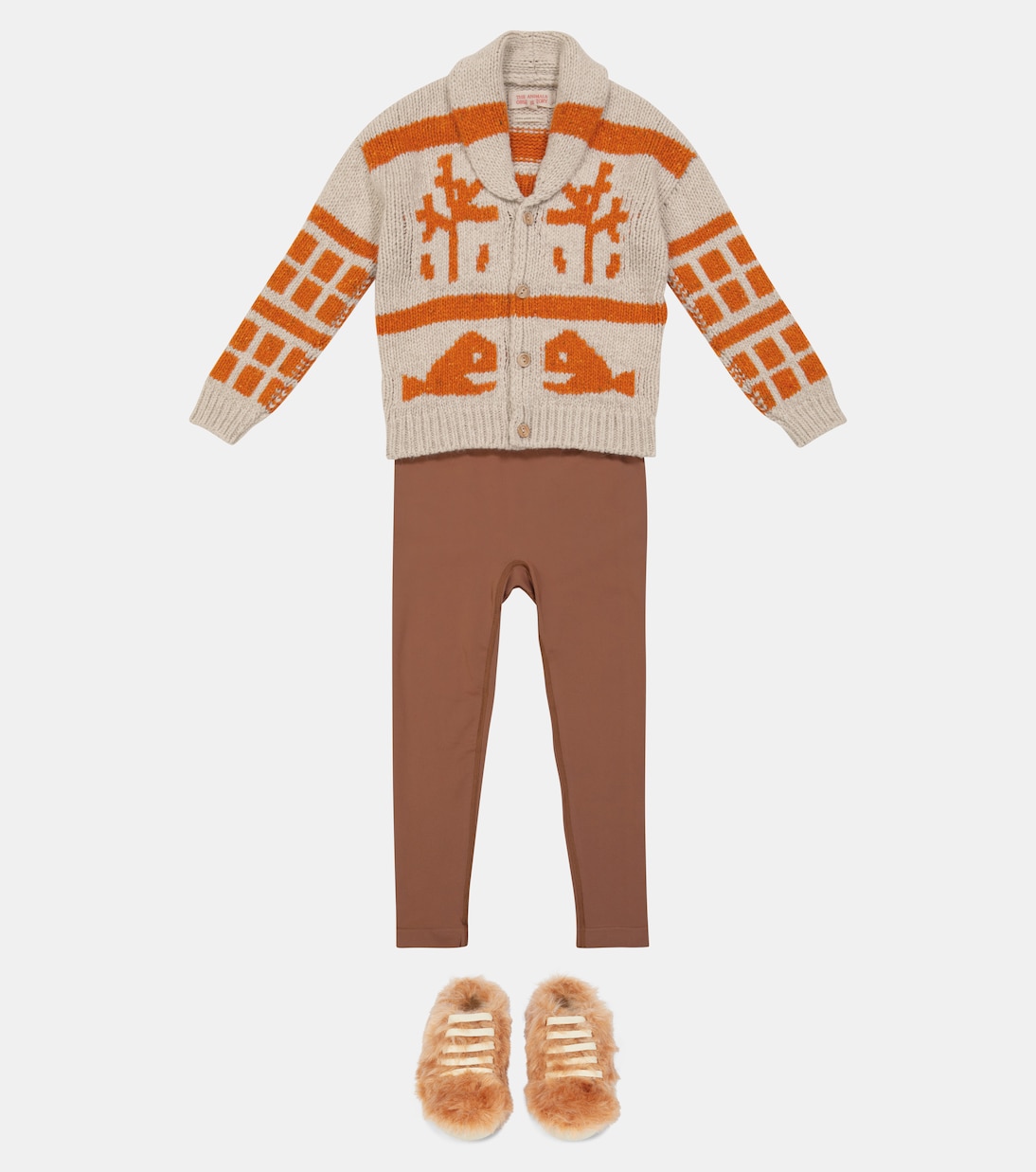 Sneakers Bunny aus Shearling | The Animals Observatory