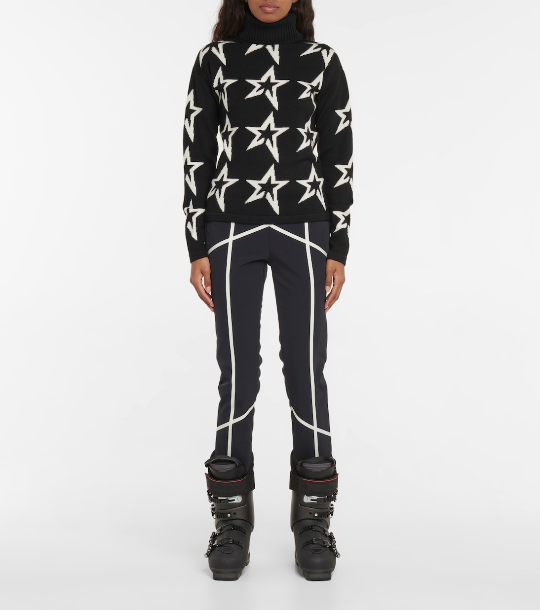 Star Dust wool turtleneck sweater | Perfect Moment