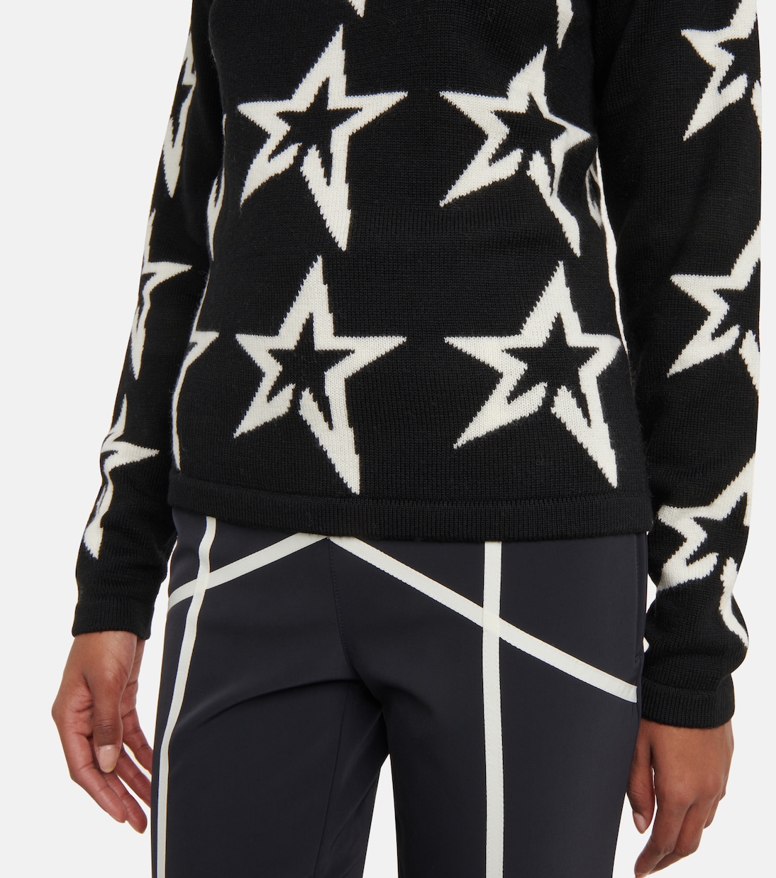 Star Dust wool turtleneck sweater | Perfect Moment