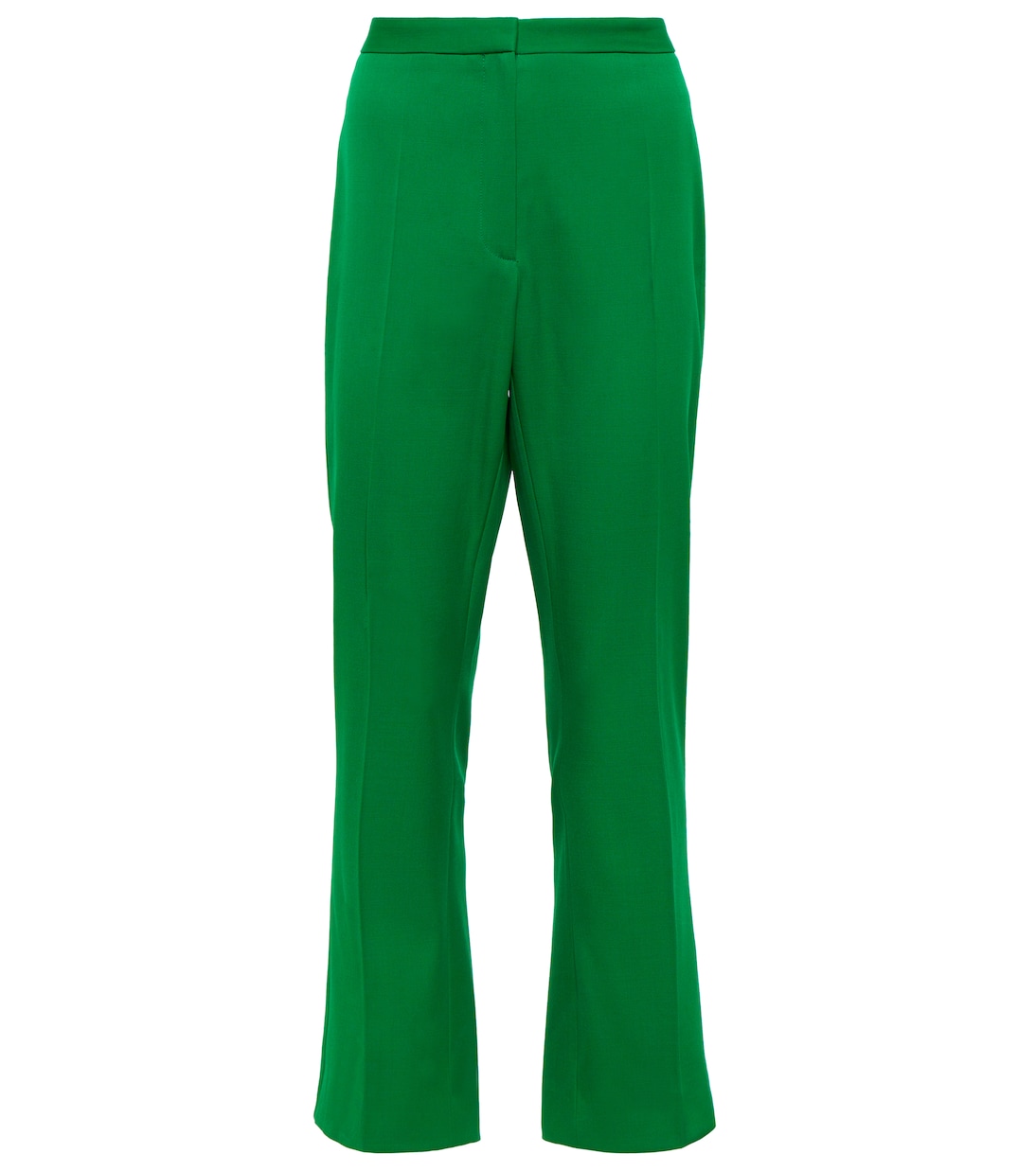 Wool twill flare pants | Oscar de la Renta