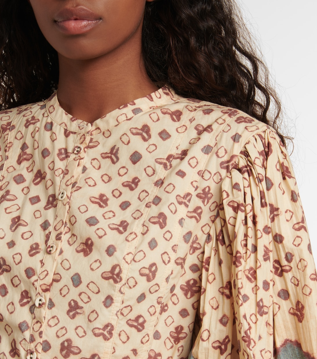 Bedrucktes Midikleid Esti aus Baumwolle | Ulla Johnson