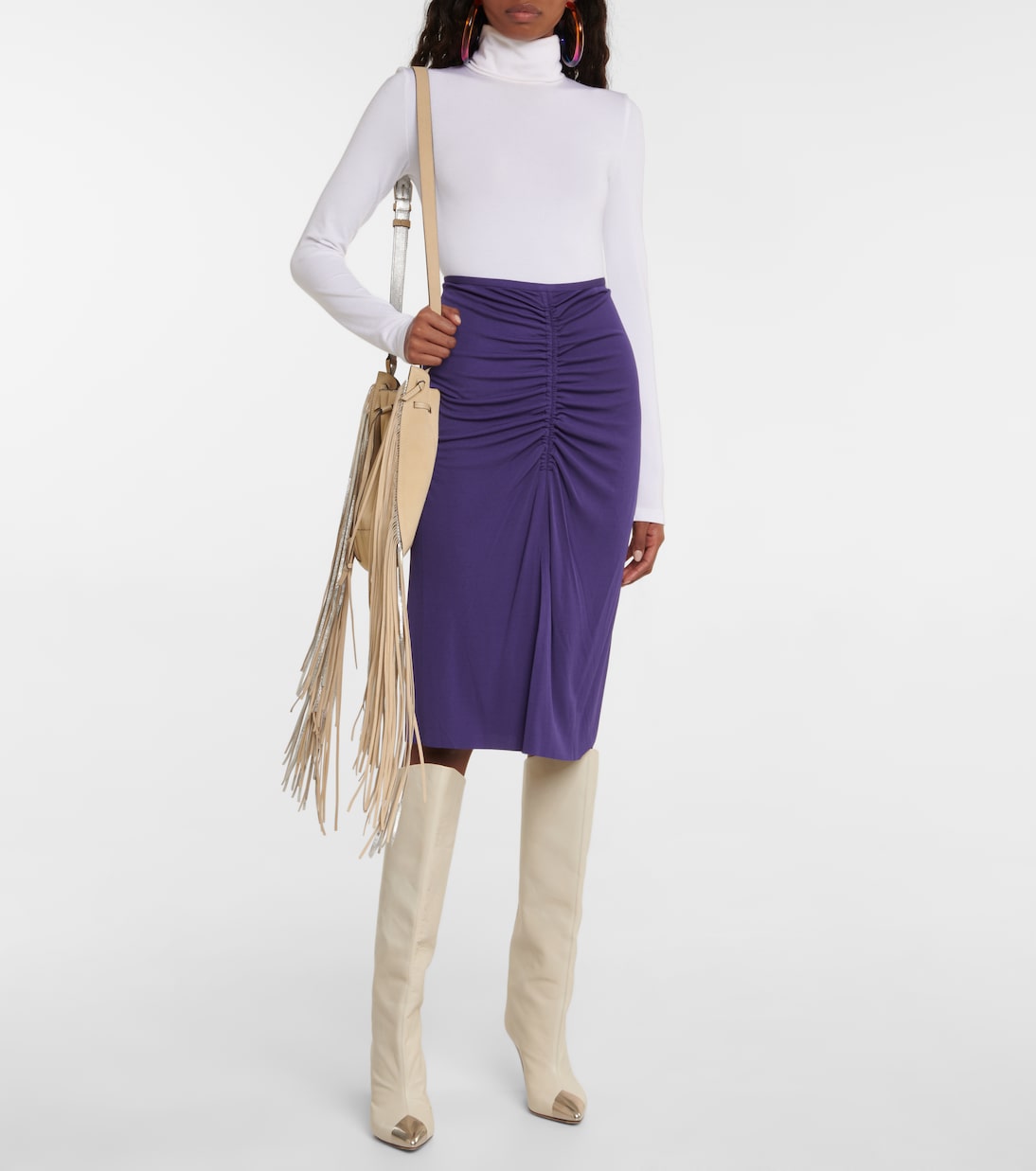 Gonna midi Joella in jersey | Isabel Marant