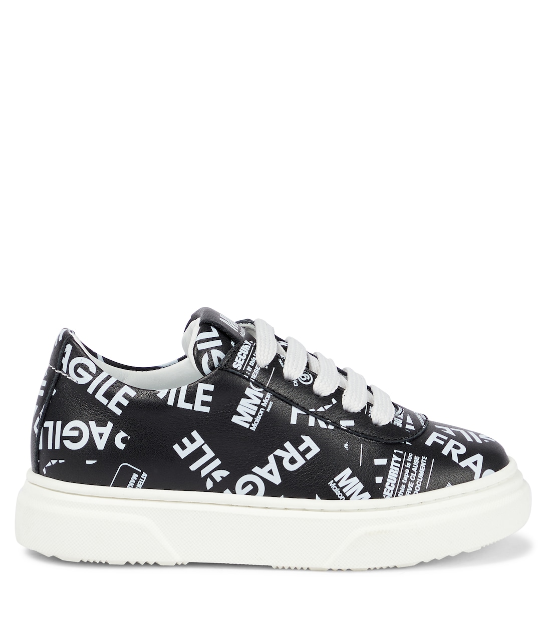 Bedruckte Sneakers aus Leder | MM6 Maison Margiela Kids