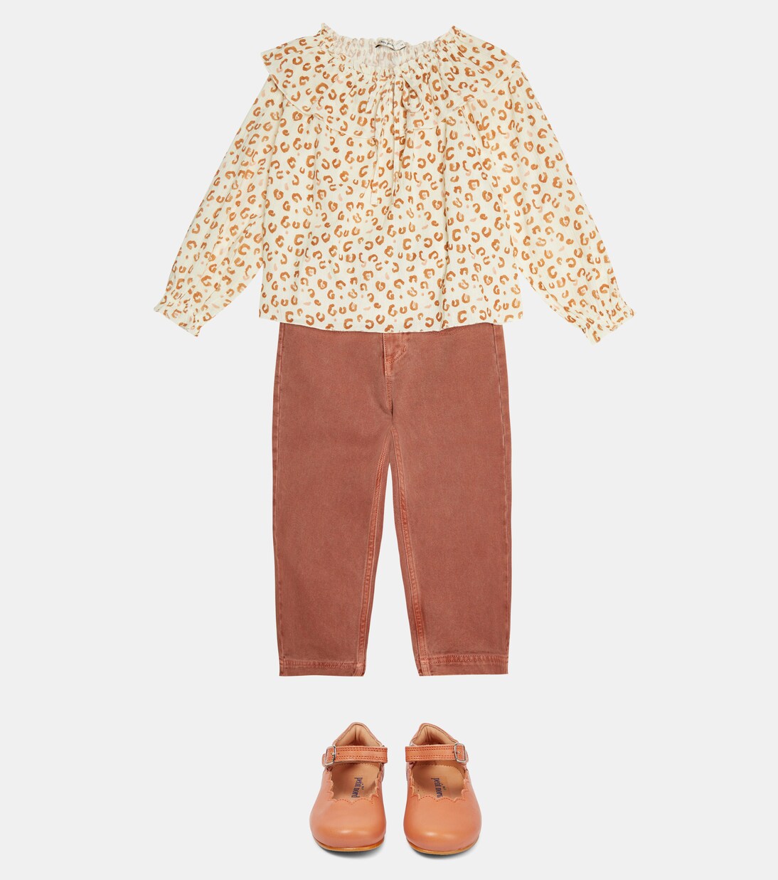 Olivia leopard-print cotton blouse | The New Society