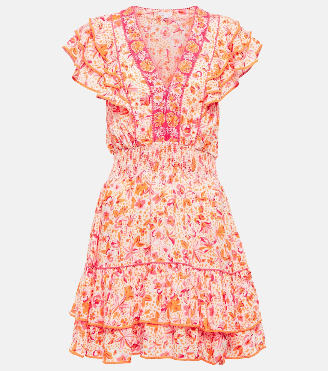 Camila floral minidress | Poupette St Barth