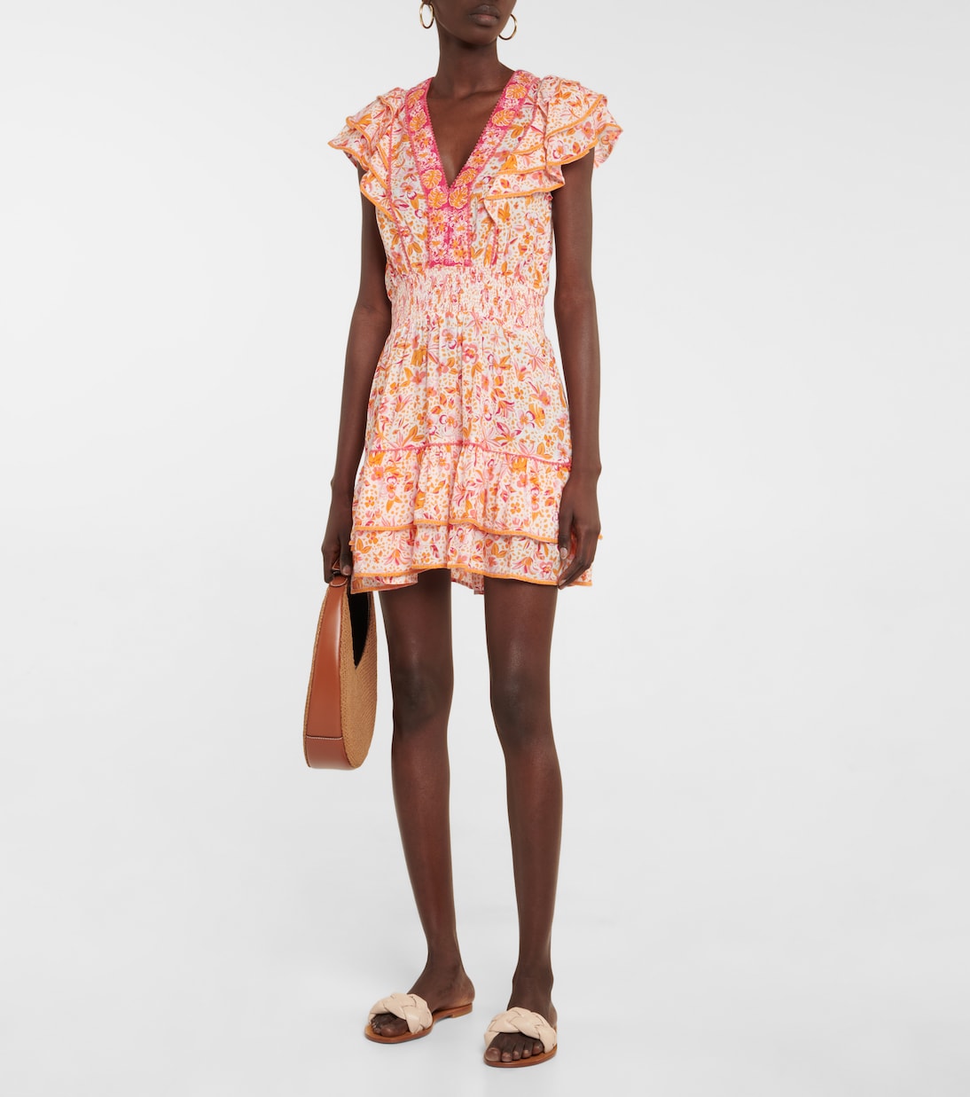 Camila floral minidress | Poupette St Barth