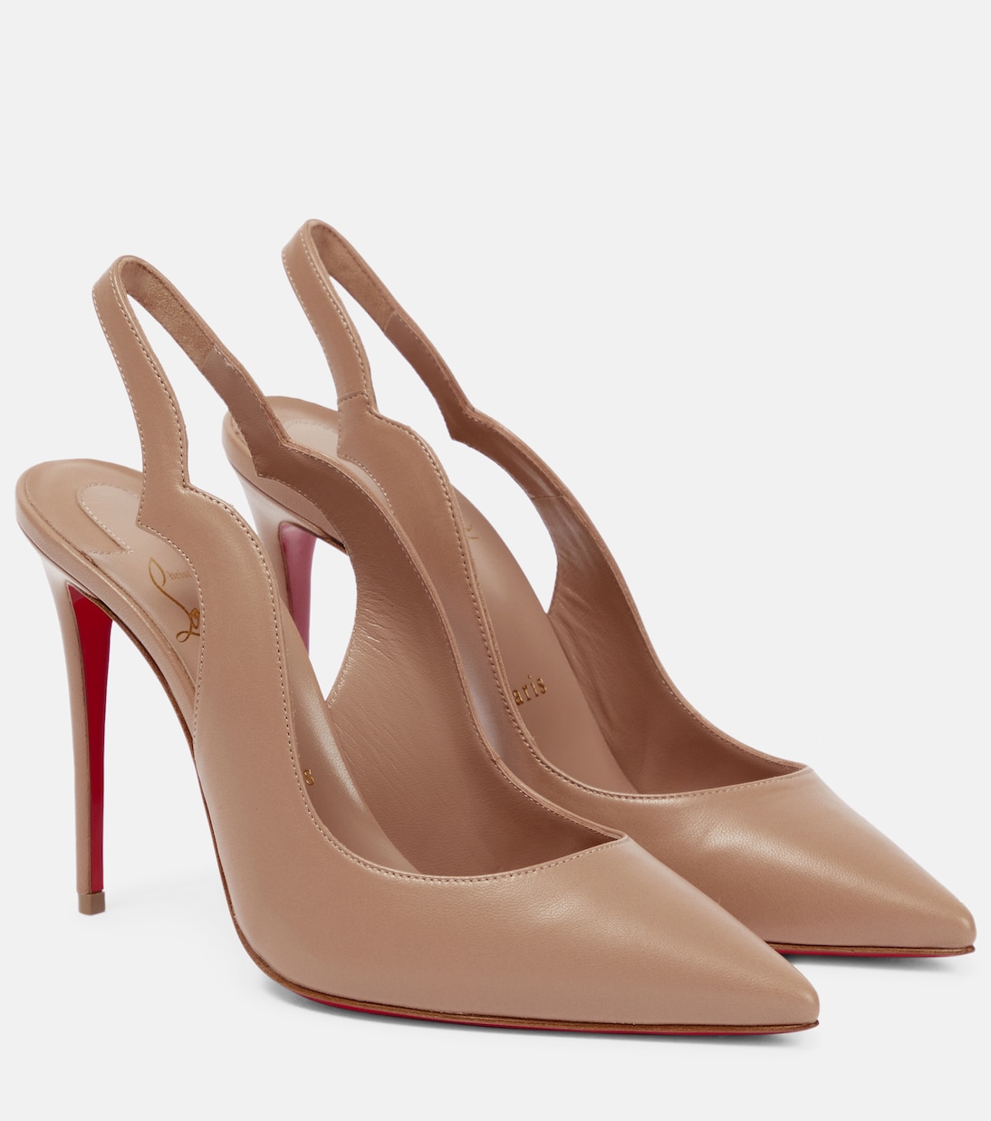 Nudes Hot Chick leather pumps | Christian Louboutin