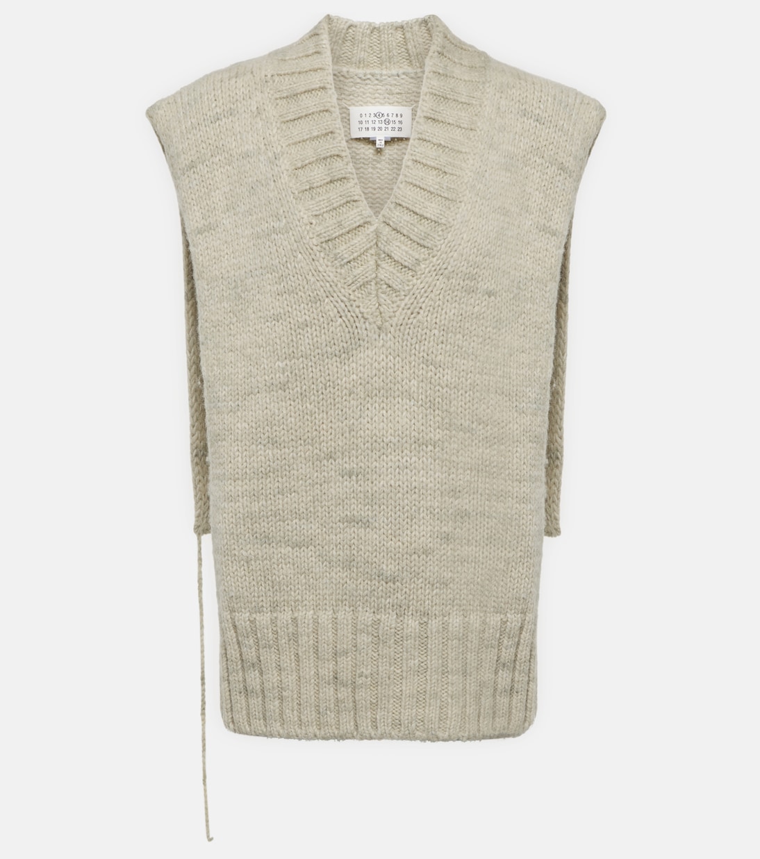 Chaleco de alpaca, algodón y lana | Maison Margiela