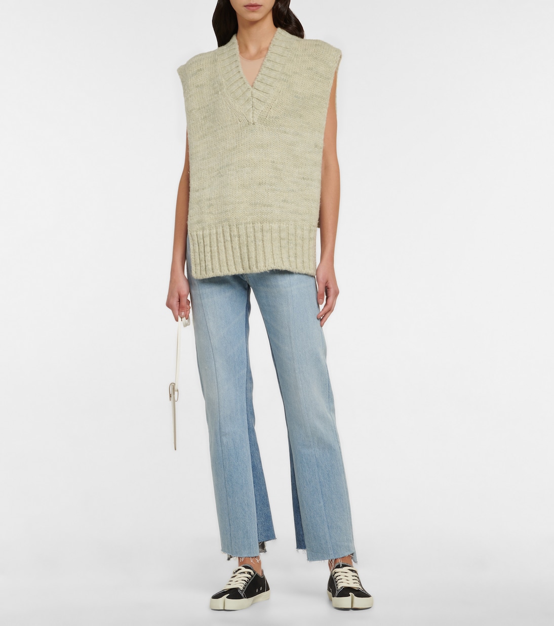 Chaleco de alpaca, algodón y lana | Maison Margiela