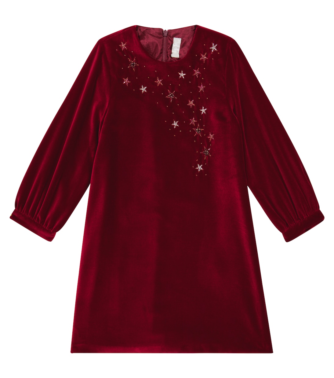 Verziertes Kleid aus Samt | Il Gufo