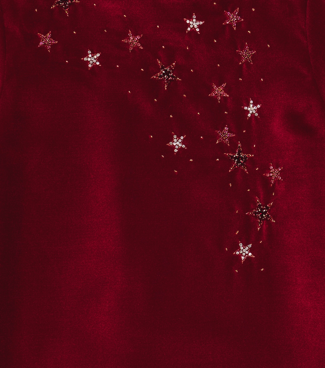 Verziertes Kleid aus Samt | Il Gufo