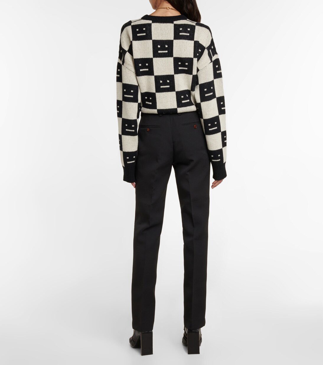 Pantalones plisados de tiro alto | Acne Studios