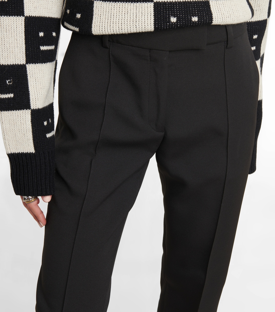 Pantalones plisados de tiro alto | Acne Studios