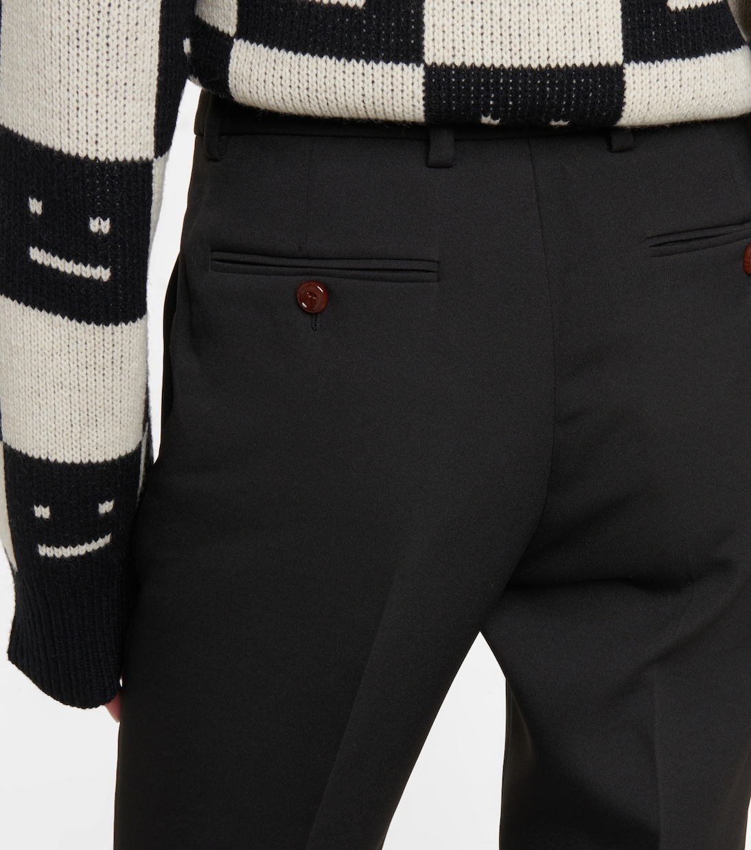 Pantalones plisados de tiro alto | Acne Studios