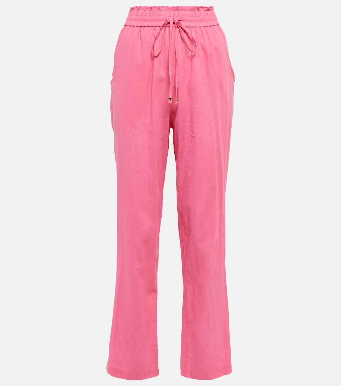 Pantalones rectos de lino | Bananhot