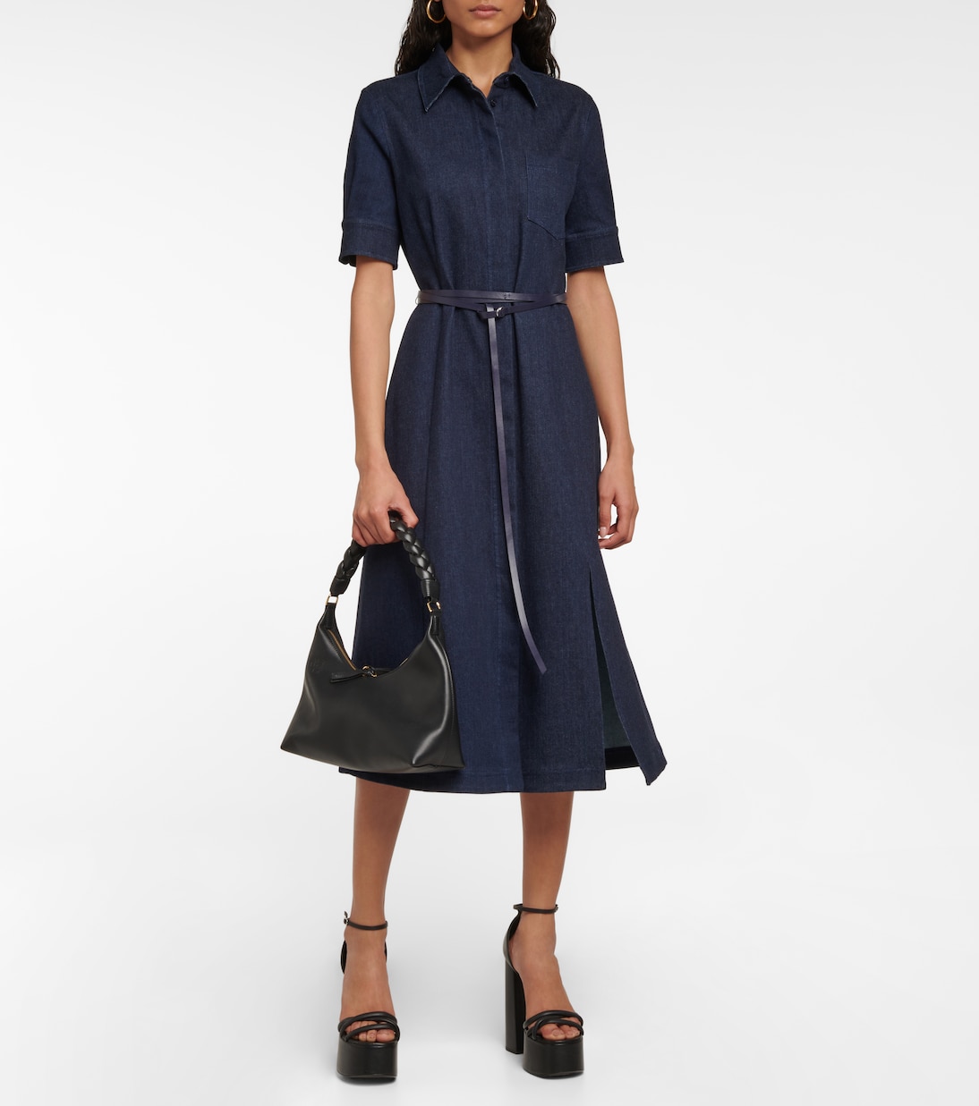 Kieran denim midi dress | Altuzarra