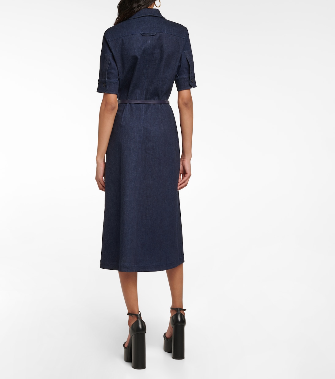 Kieran denim midi dress | Altuzarra