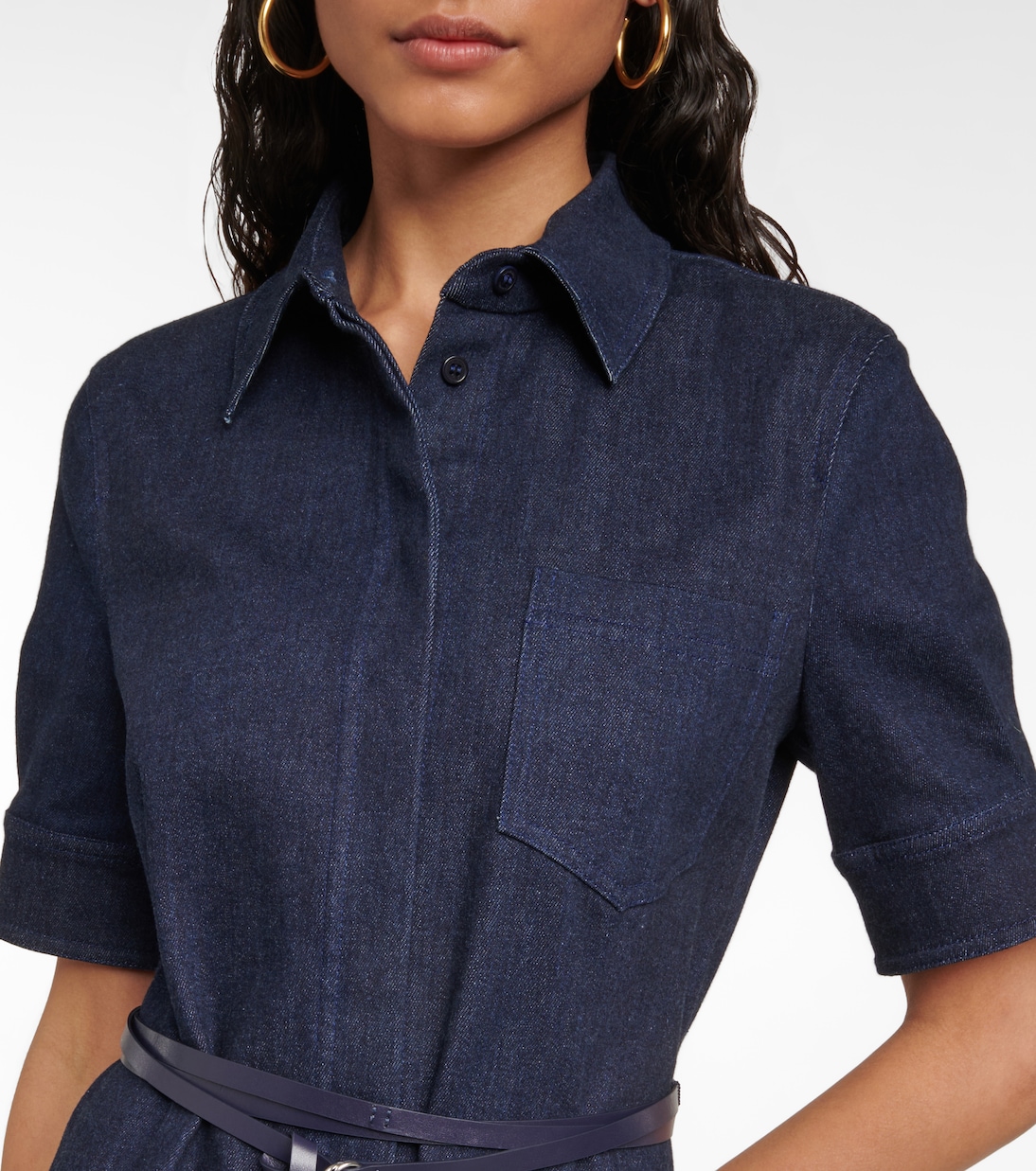 Kieran denim midi dress | Altuzarra
