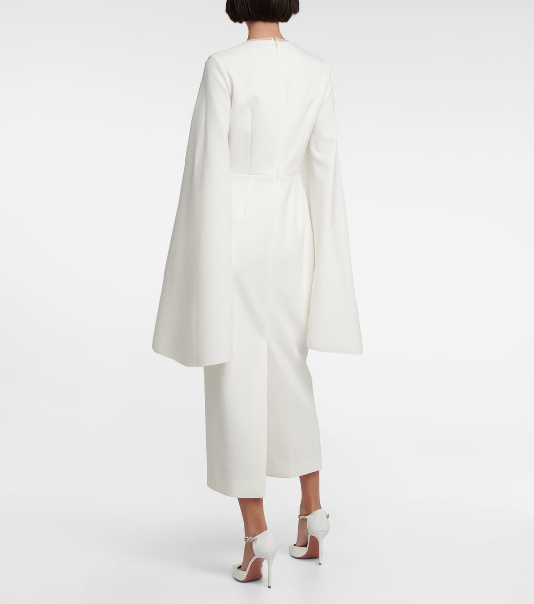 Bridal Midikleid Zimara aus Crêpe | Roksanda