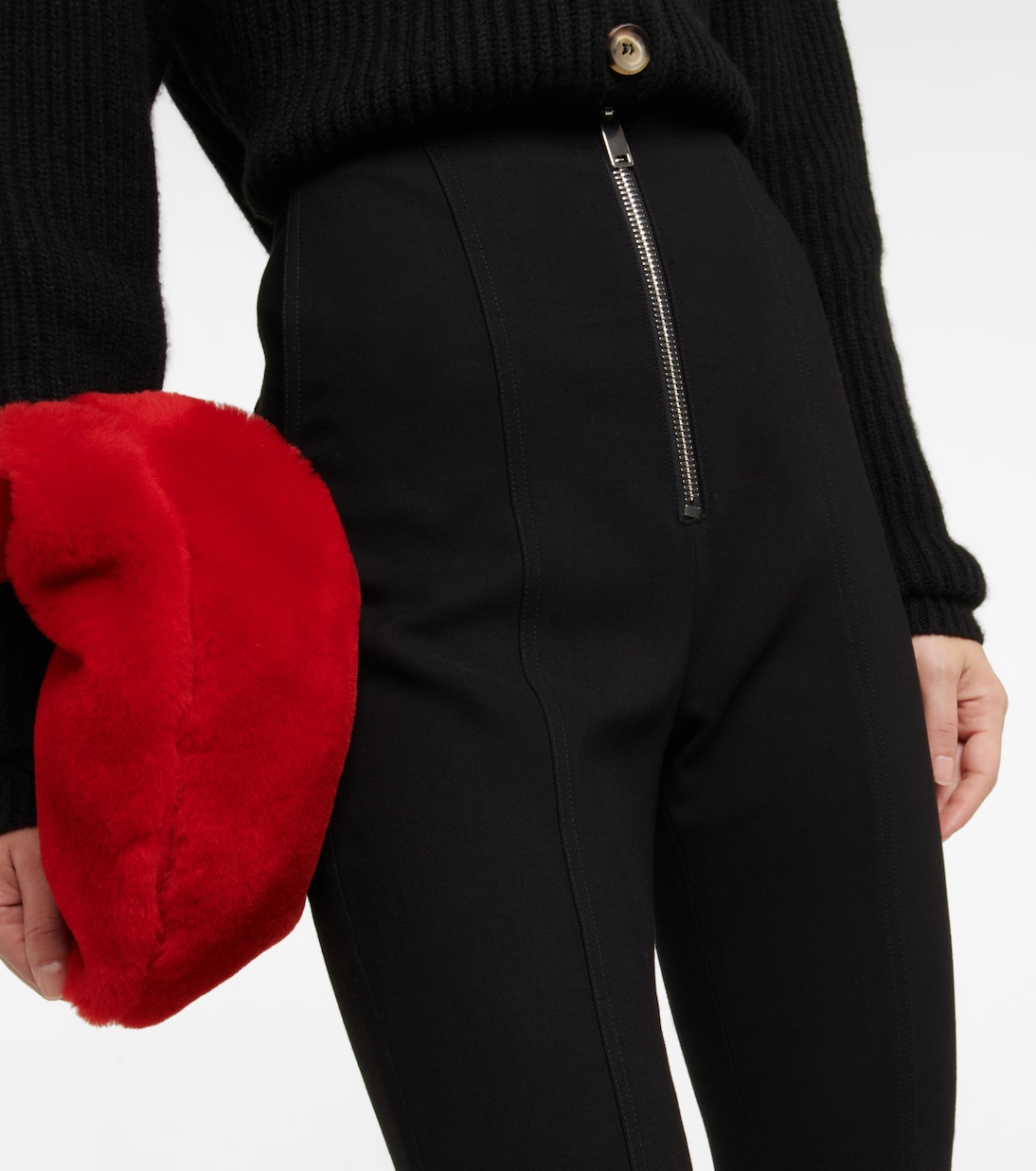 Ezra high-rise stirrup pants | Khaite