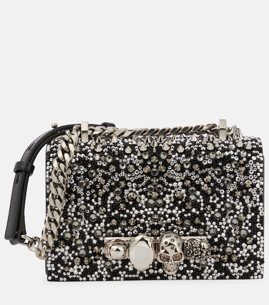 Jewelled Satchel 미니 임벨리시드 크로스백 | McQueen