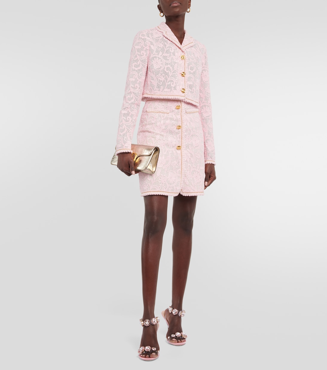 Giacca cropped in pizzo | Giambattista Valli