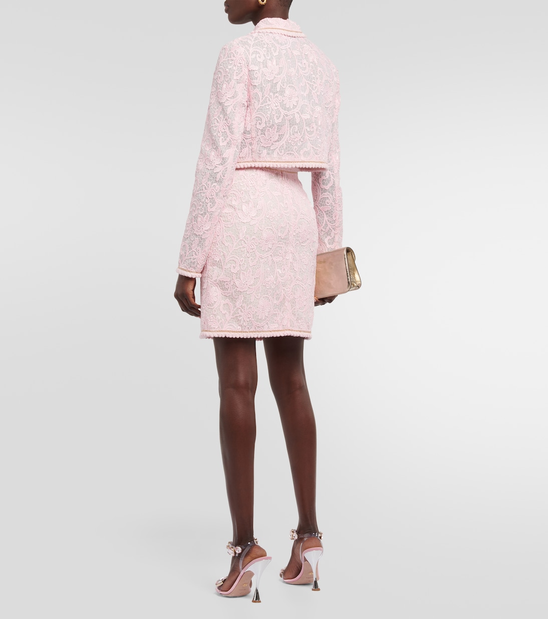 Giacca cropped in pizzo | Giambattista Valli