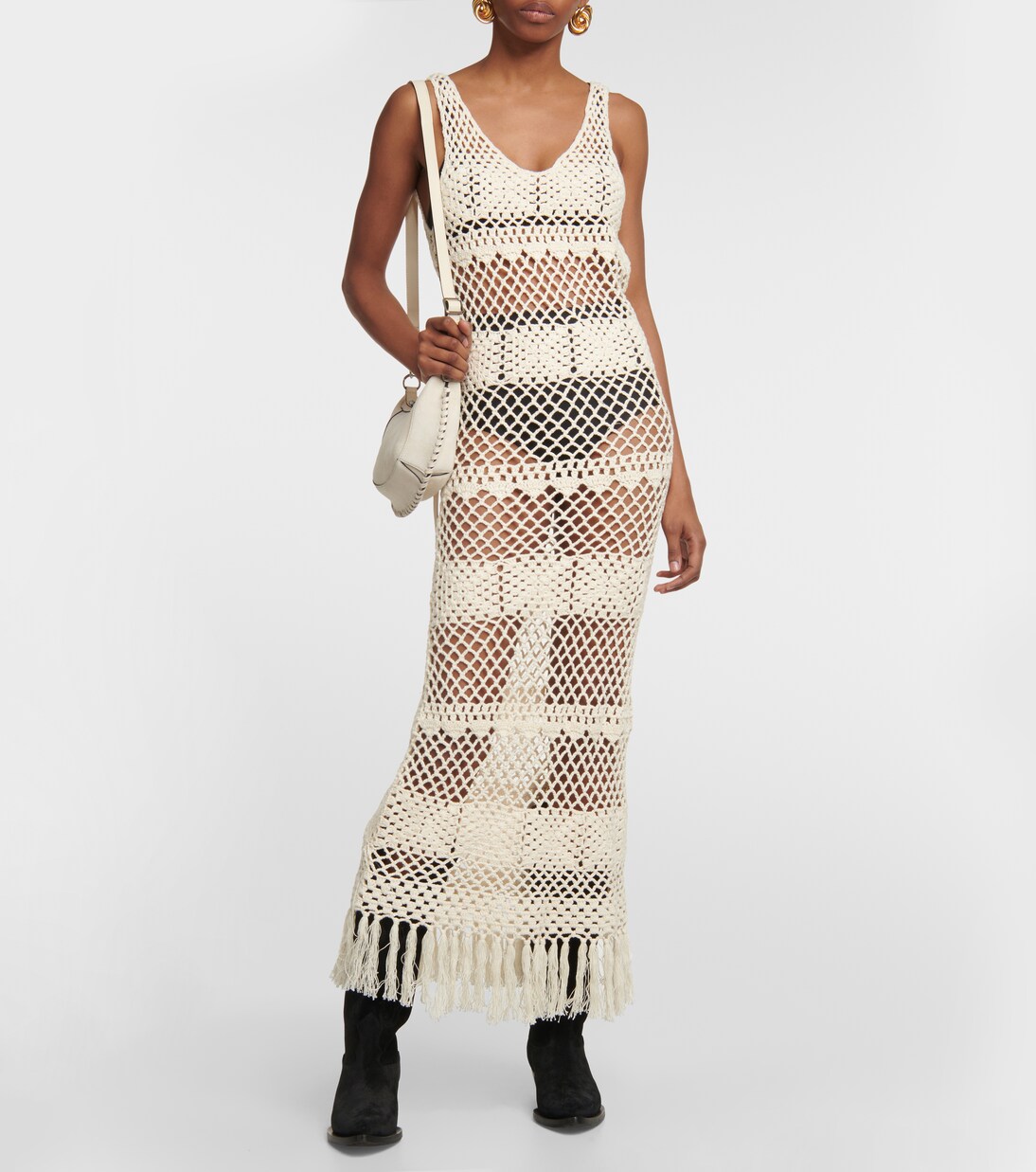 Dmitry crochet midi dress | Dodo Bar Or