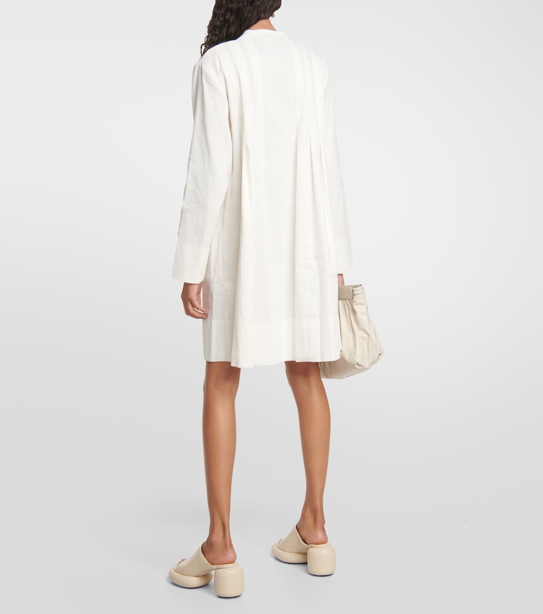 Miniabito Trapeze in misto lino | Vince