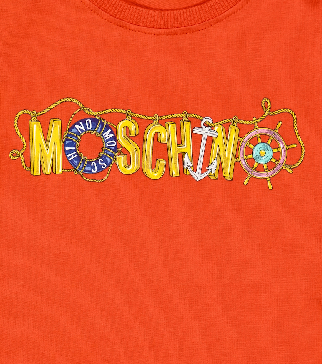 Camiseta en jersey de mezcla de algodón | Moschino Kids