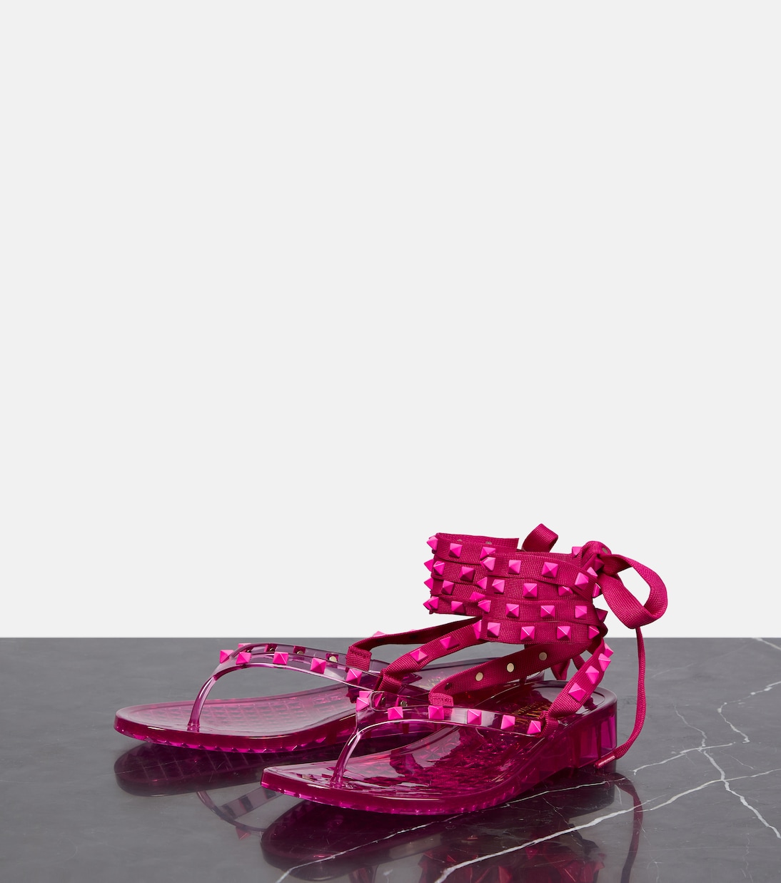 Sandali Rockstud in PVC | Valentino Garavani