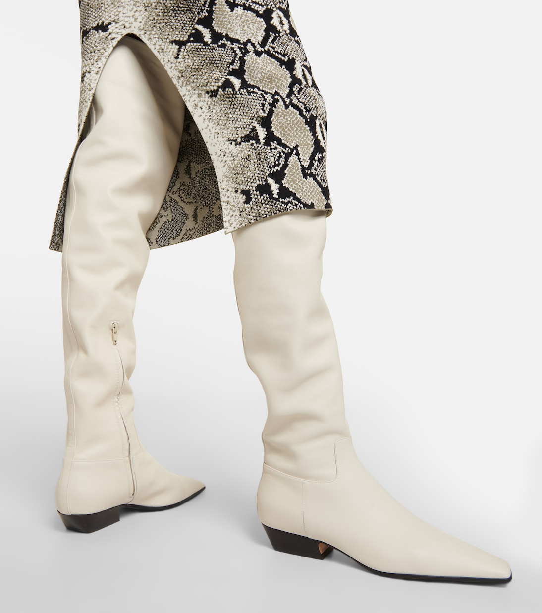 Botas mosqueteras Marfa de piel | Khaite