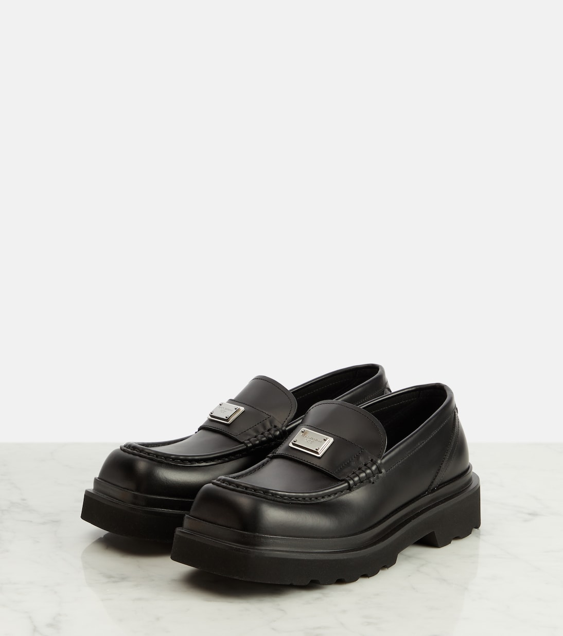 Loafers City Trek aus Leder | Dolce&Gabbana