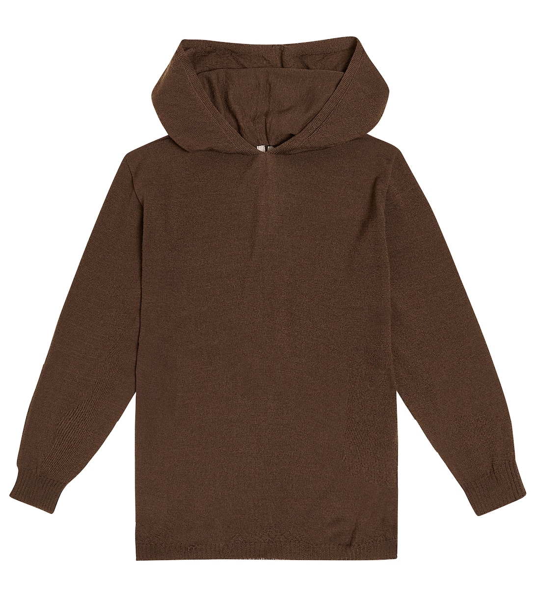 Felpa in lana vergine con cappuccio | Rick Owens Kids