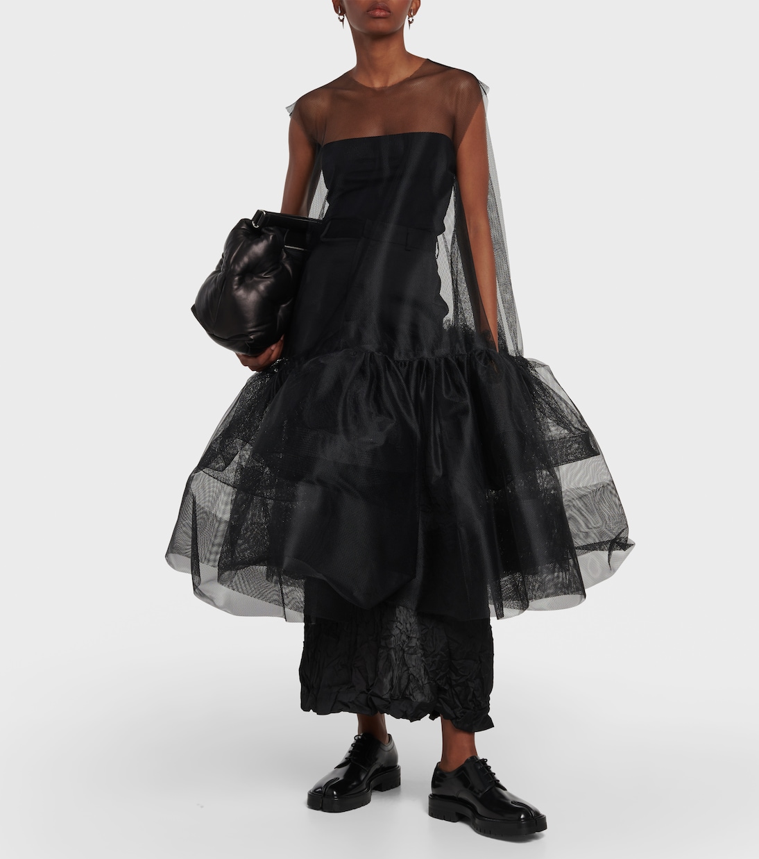 Abito midi in tulle con fiocco | Maison Margiela