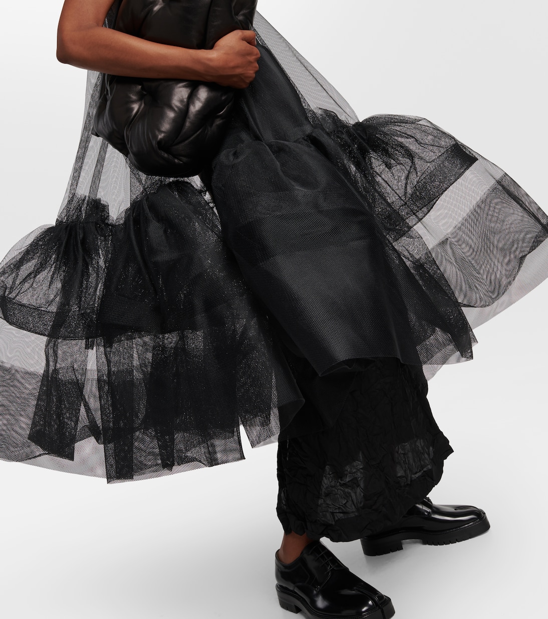 Abito midi in tulle con fiocco | Maison Margiela