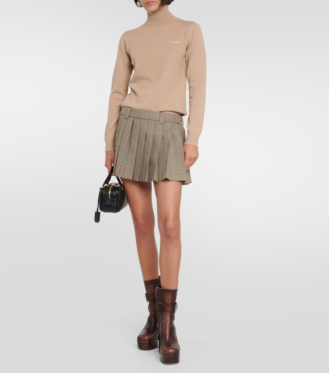 Rollkragenpullover aus Kaschmir | Miu Miu