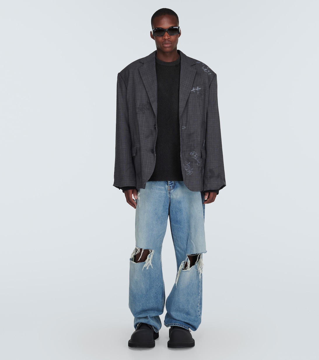 Oversize-Pullover aus Schurwolle | Balenciaga