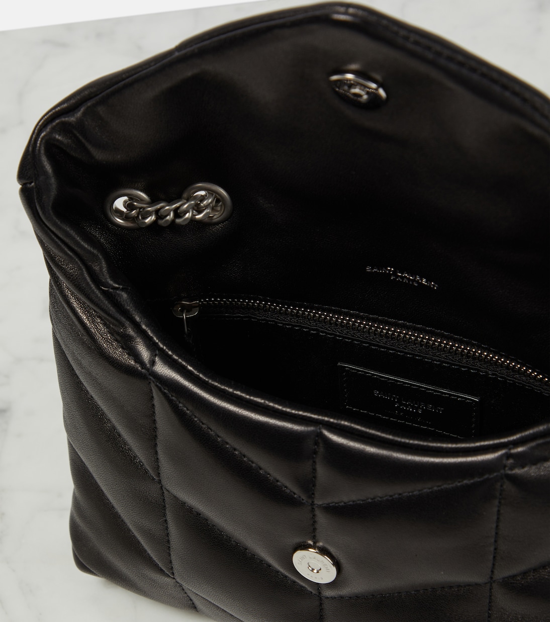 Sac Puffer Toy en cuir matelassé | Saint Laurent