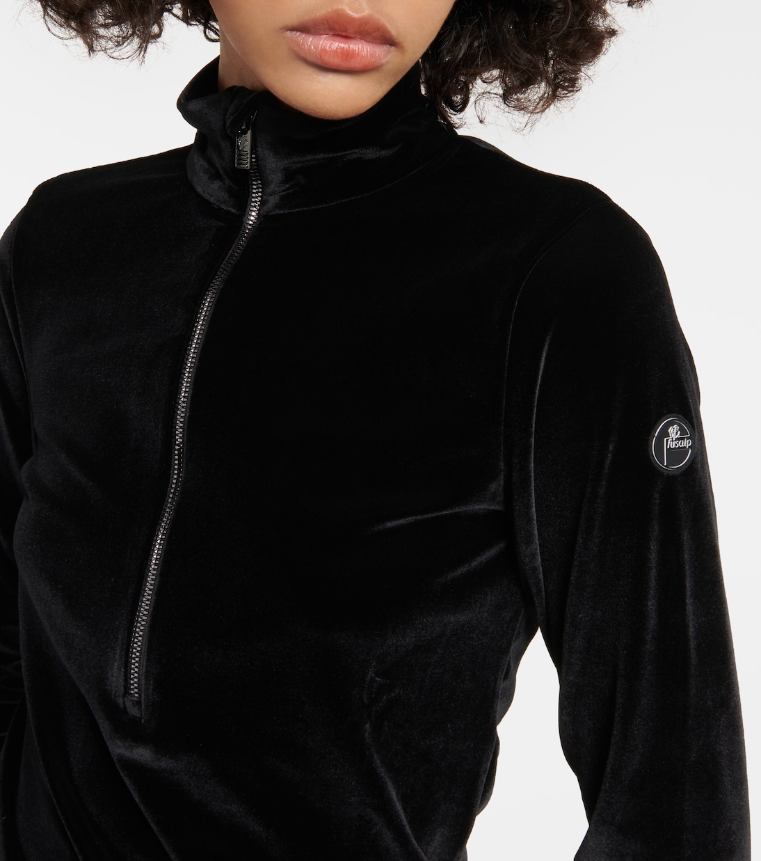 Top Gemini in velluto con mezza zip | Fusalp