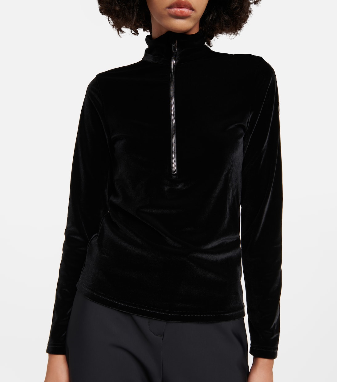 Top Gemini in velluto con mezza zip | Fusalp