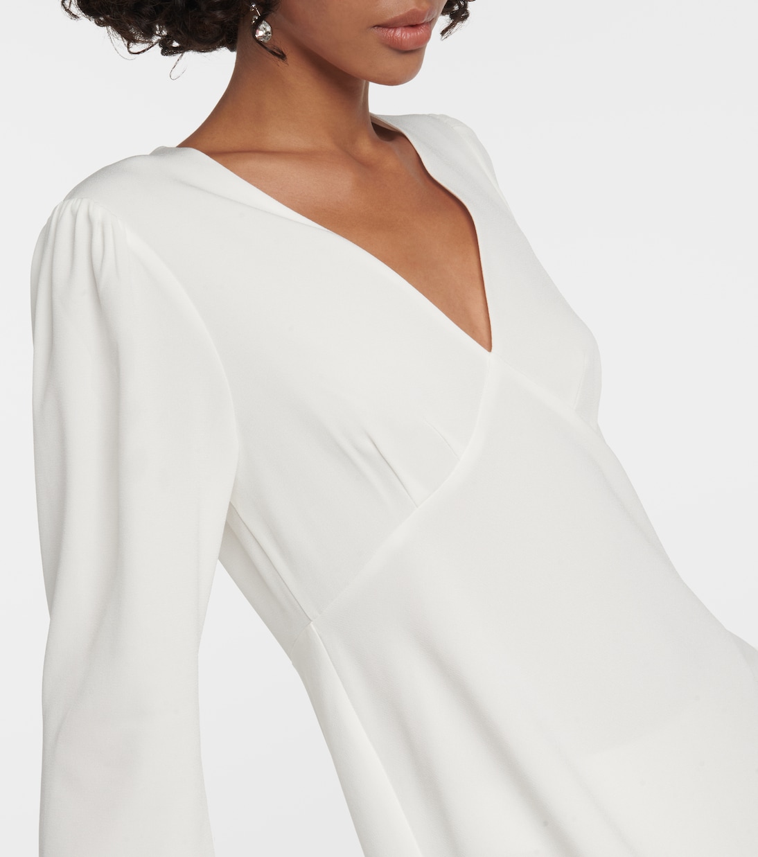 Toni Bridal feather-trimmed minidress | Rixo