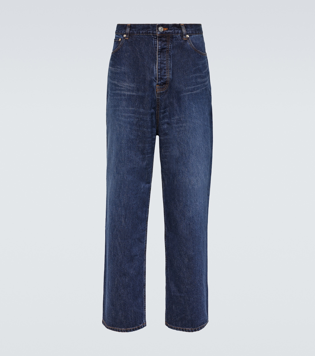 Jeans a gamba larga e vita media | Balenciaga