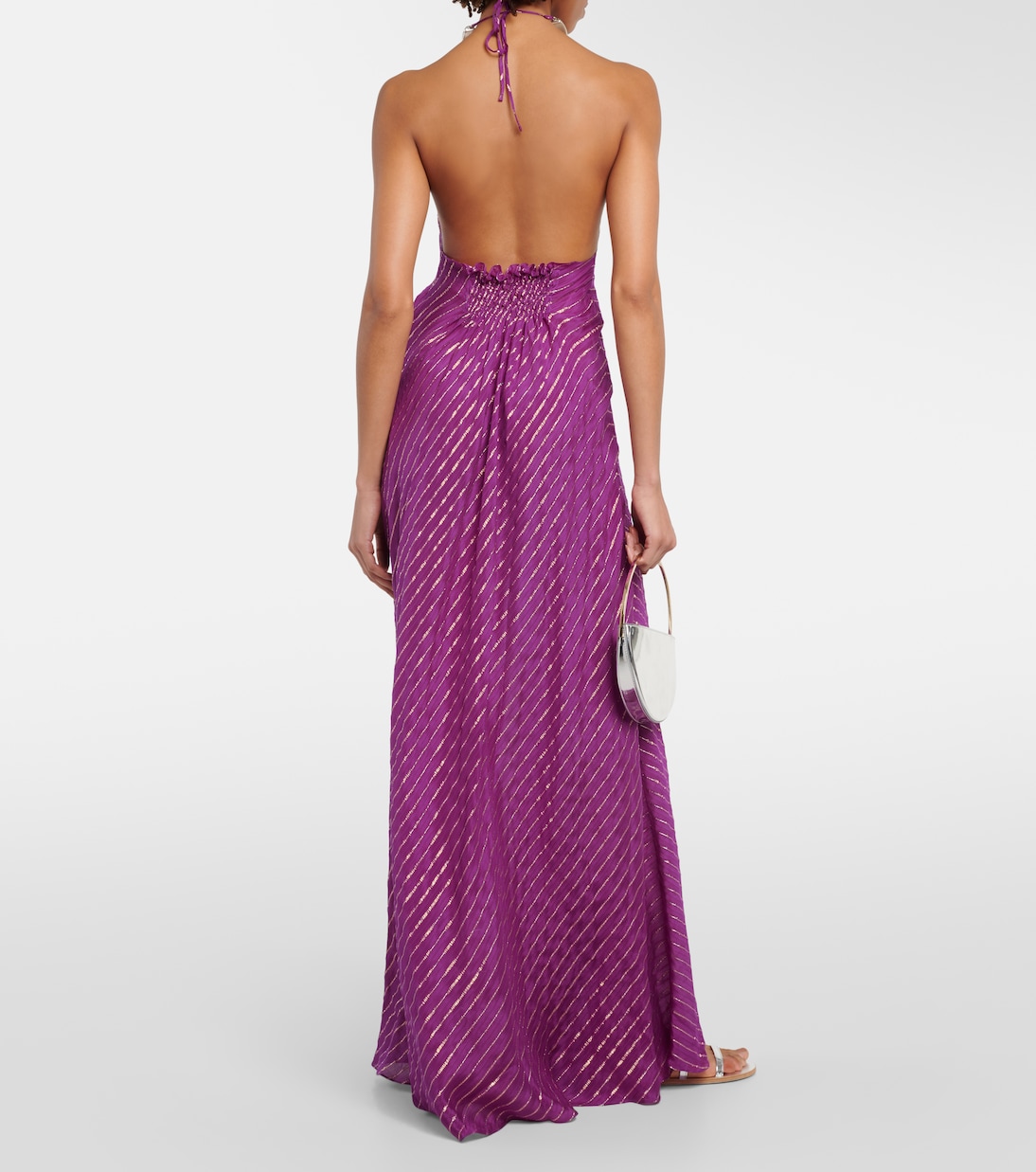 Silk-blend maxi dress | Johanna Ortiz