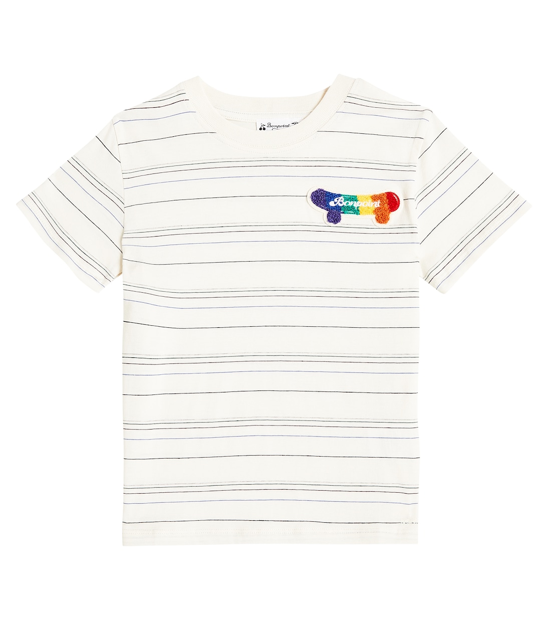 Camiseta Thibald de algodón a rayas | Bonpoint